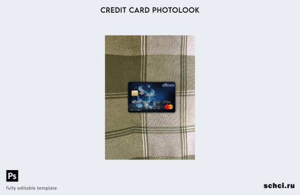 цифровая загрузка Кот д'Ивуар Citi Bank Mastercard фотовид переднего шаблона